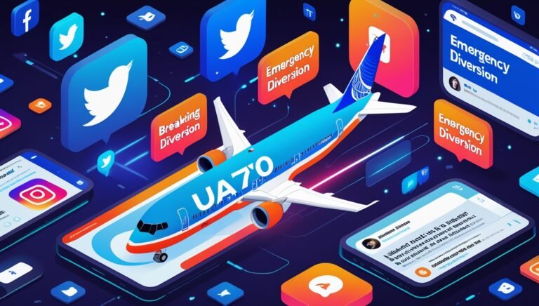 Social Media Buzz Around United Airlines Flight UA770 Emergency Diversion Status